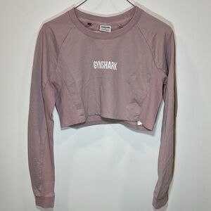 Gymshark Mauve Long Sleeve Crop Top